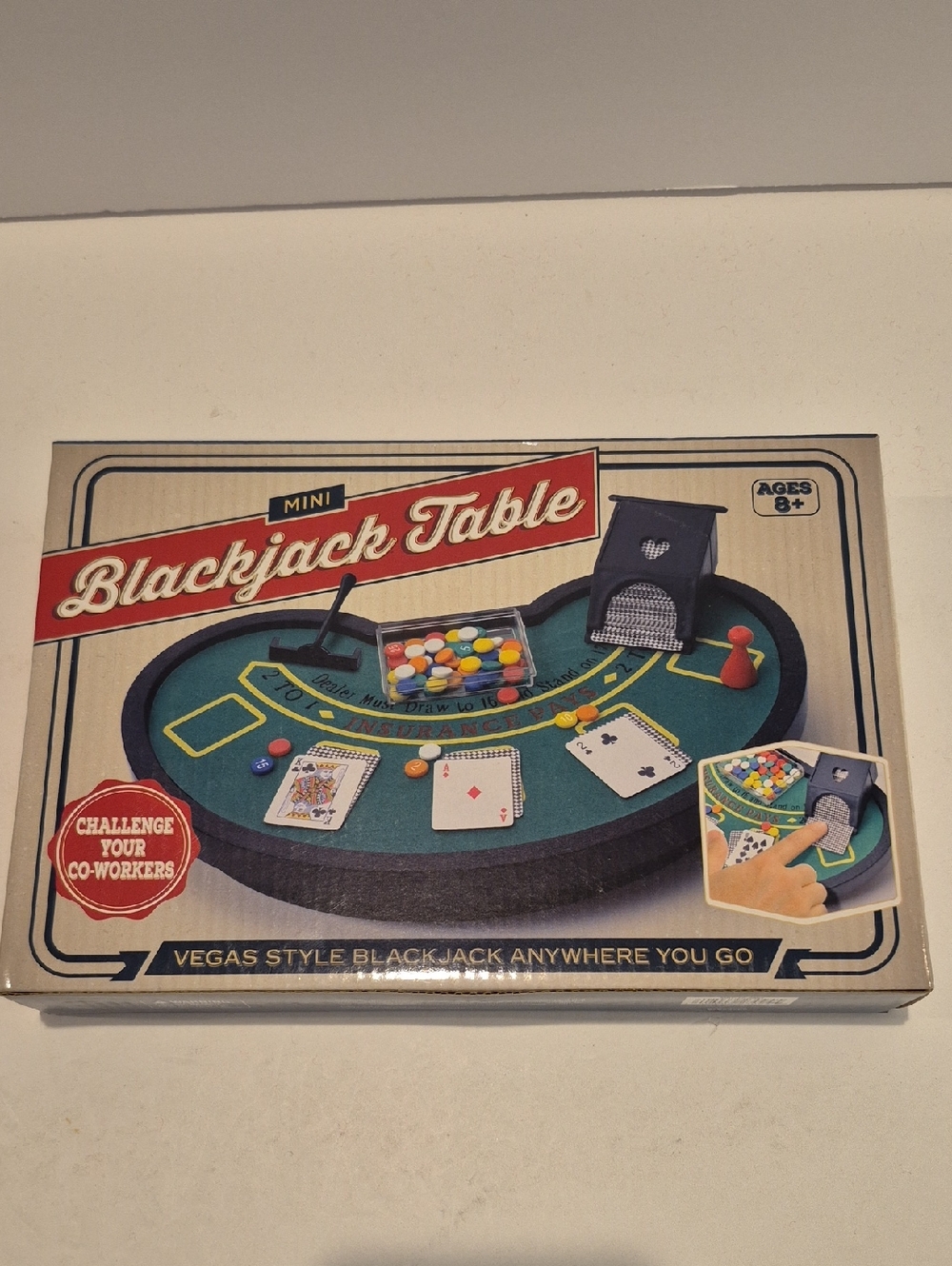 Mini Desktop Vegas Blackjack Table - NEW